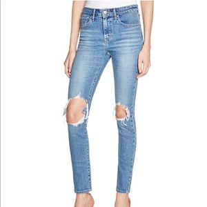 Levi’s 721 high rise skinny jeans in rugged indigo